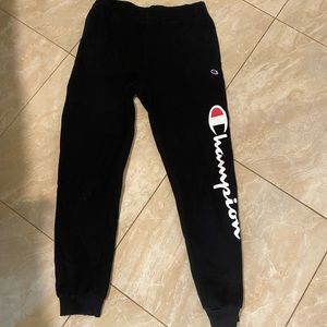 Black Champion Sweatpants